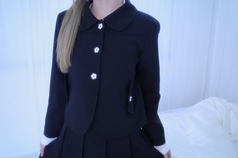 Mio flower button Jacket (2color)