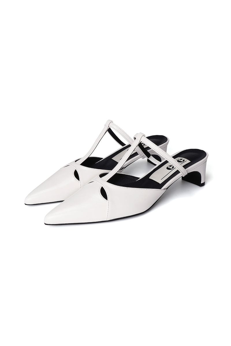 LIZ CUT-OUT STILETTO HEEL_3COLORS