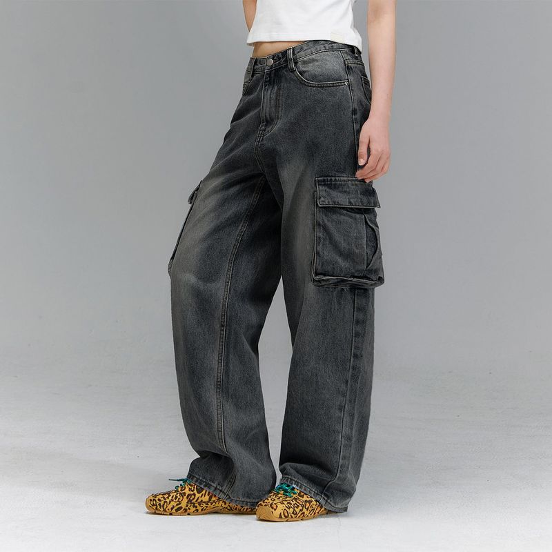RANDOMOFF（ランダムオフ）の「BTB : BLANK POCKET CARGO JEANS [BLACK CORE]（Pants）」