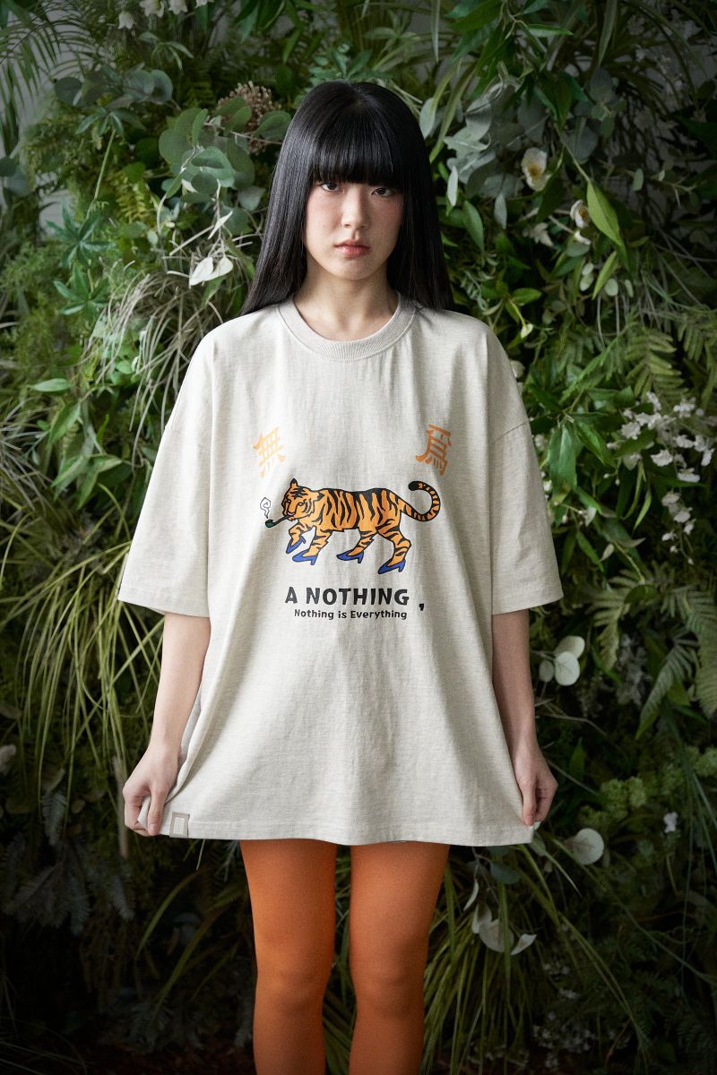 MU-WI PRT. BOX 1/2 TEE (Oatmeal)