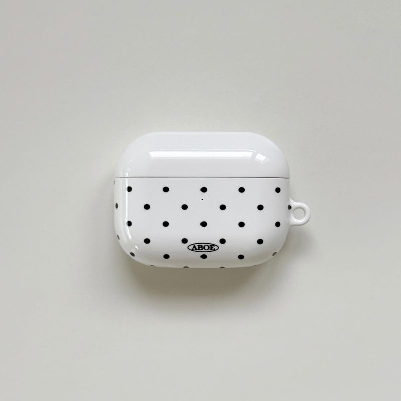 WHITE DOT Airpods Case
