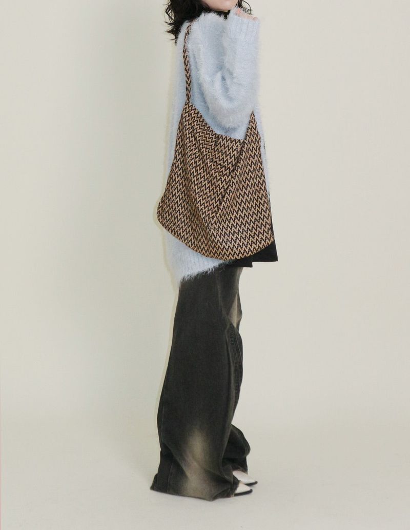 Featheryan Rouge Long Angora Cardigan