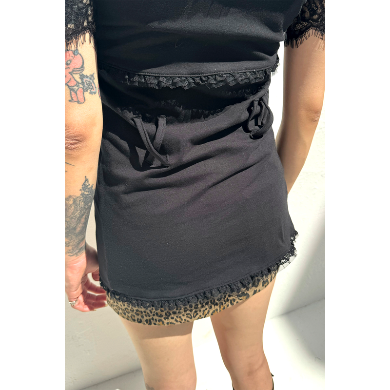 LACE JERSEY TOP