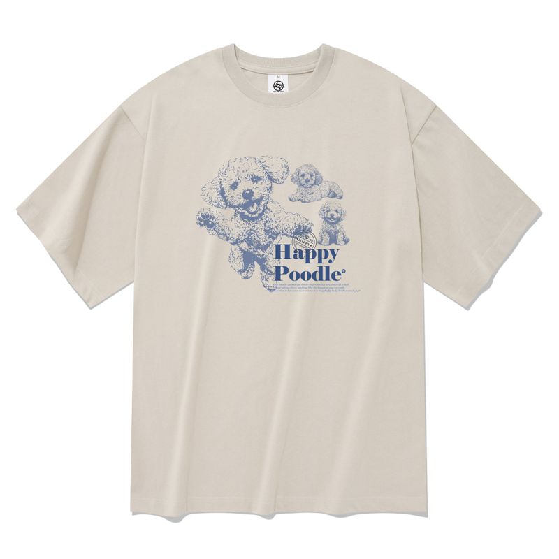 HAPPY POODLE T-SHIRTS