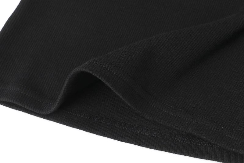 【即日発送】Jewel cross back tank top - black