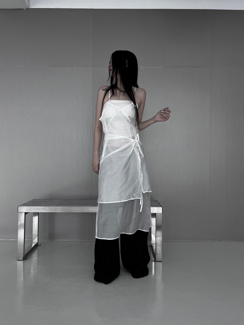 URBAN UNIQUE（アーバンユニーク）の「[set] bustier wrap layered one-piece (2color)（Dresses）」