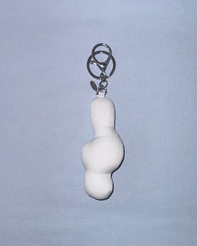 [MADE] Twinkle cushion keyring - treble[G] clef