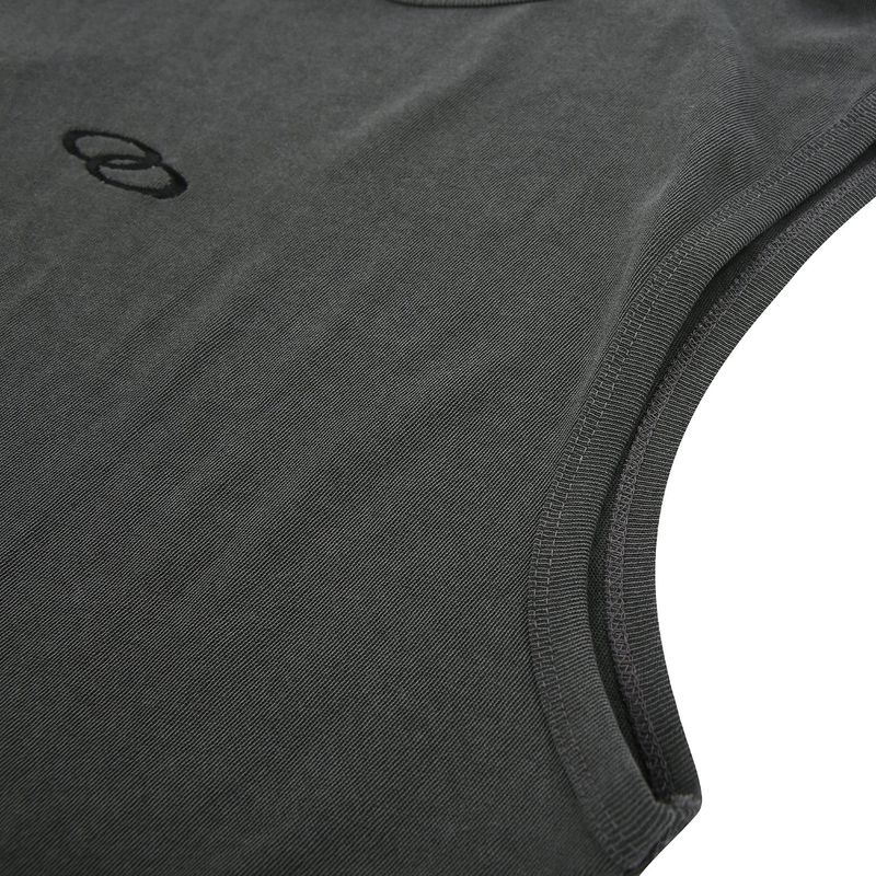 Cozy Pigment Sleeveless Darkgray