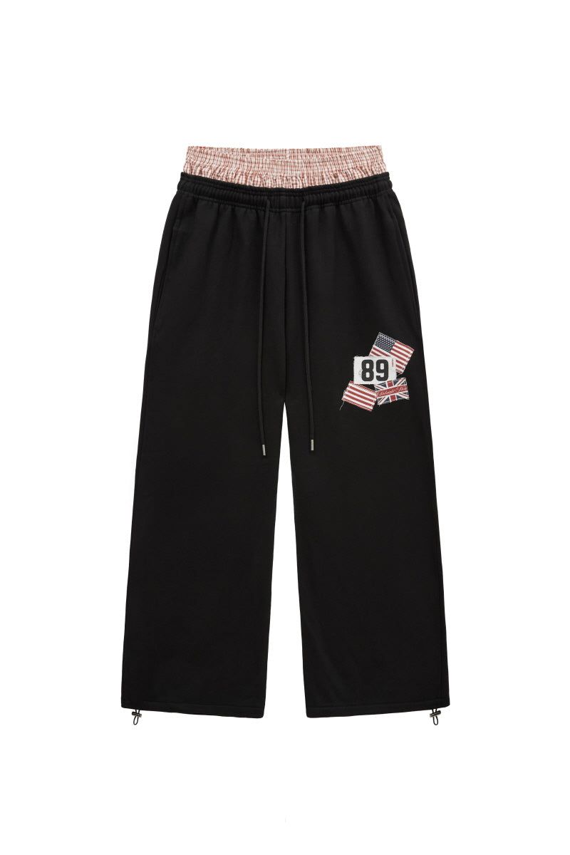 rd check pants (black)
