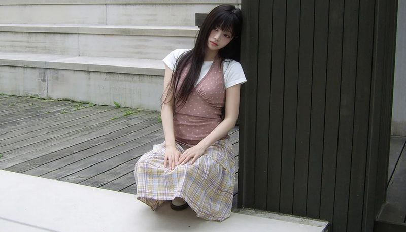 tie dot sleeveless