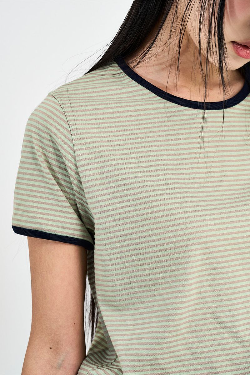 Striped Ringer Tee
