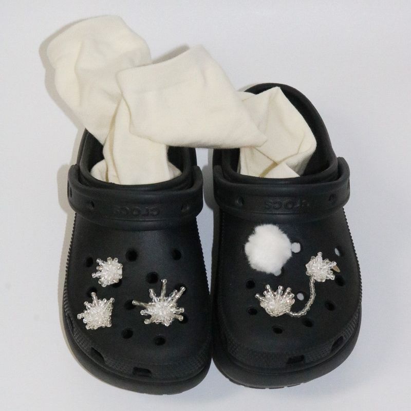 【MADE】snowflake shoe charm (S, 1pcs)