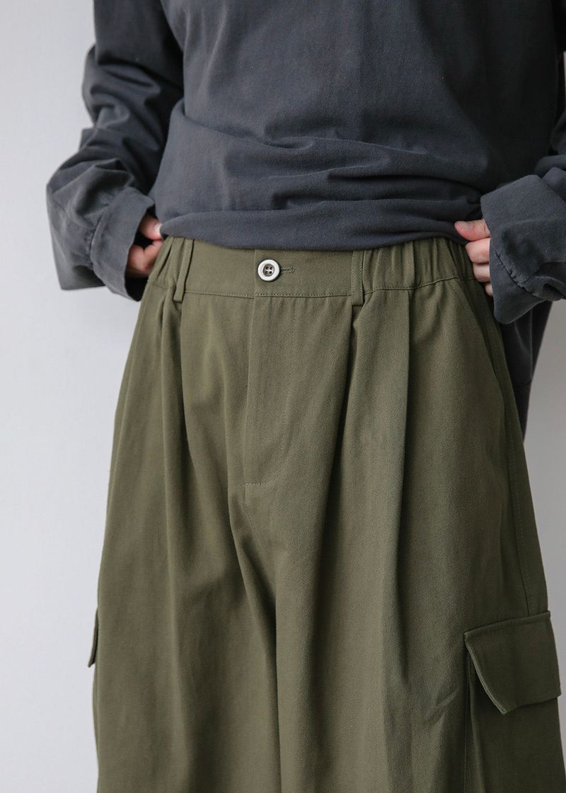 NA 3D CARGO COTTON PANTS