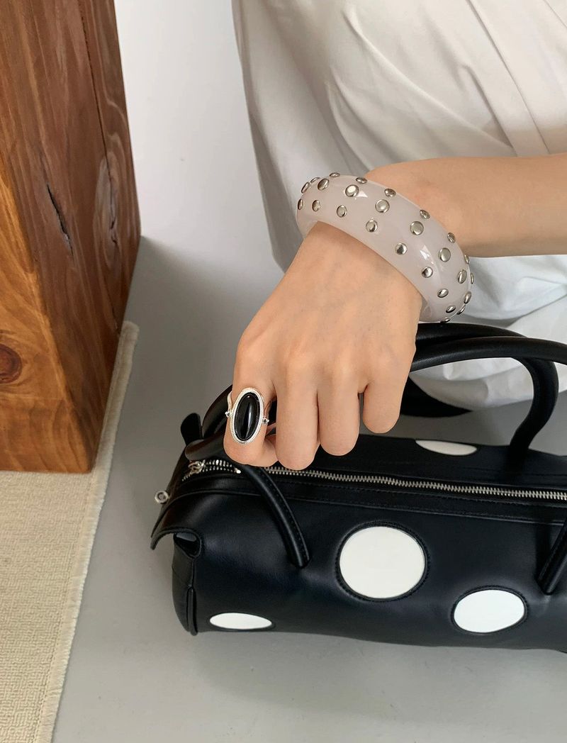 Twinkle metal stud bangle