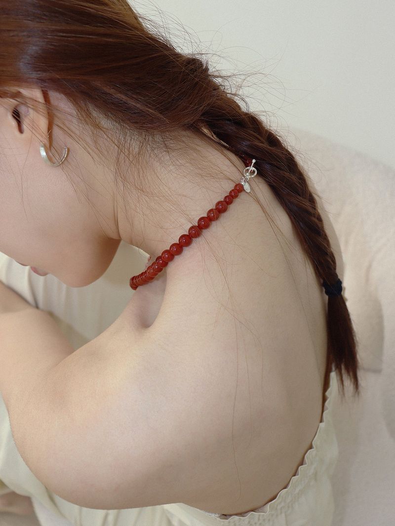 TURNTABLE(ターンテーブル)の「AGATE BALL NECKLACE(Accessories)」