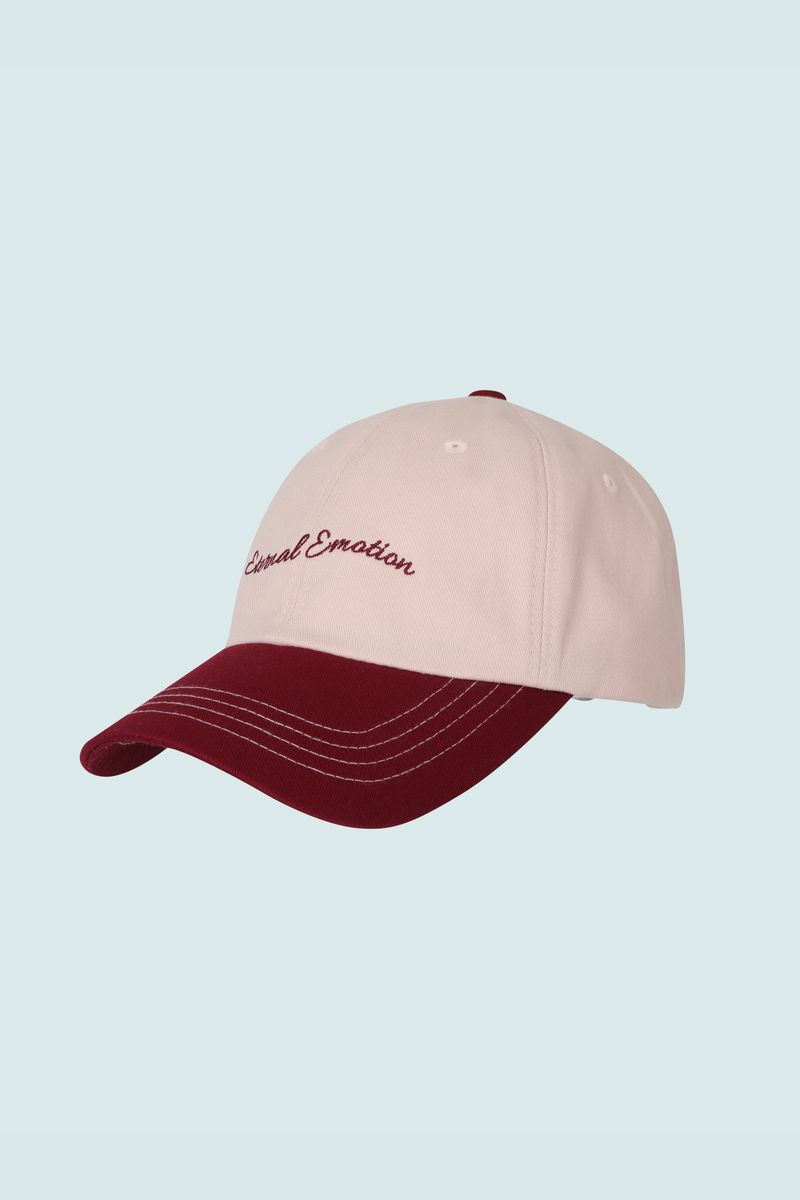 CONTRAST WAVE LOGO CAP (PINK)