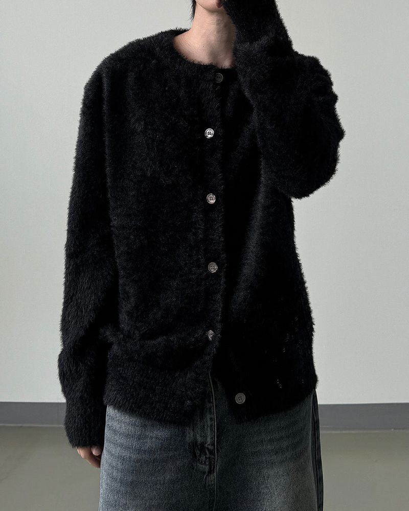 Halo Angora Round Cardigan