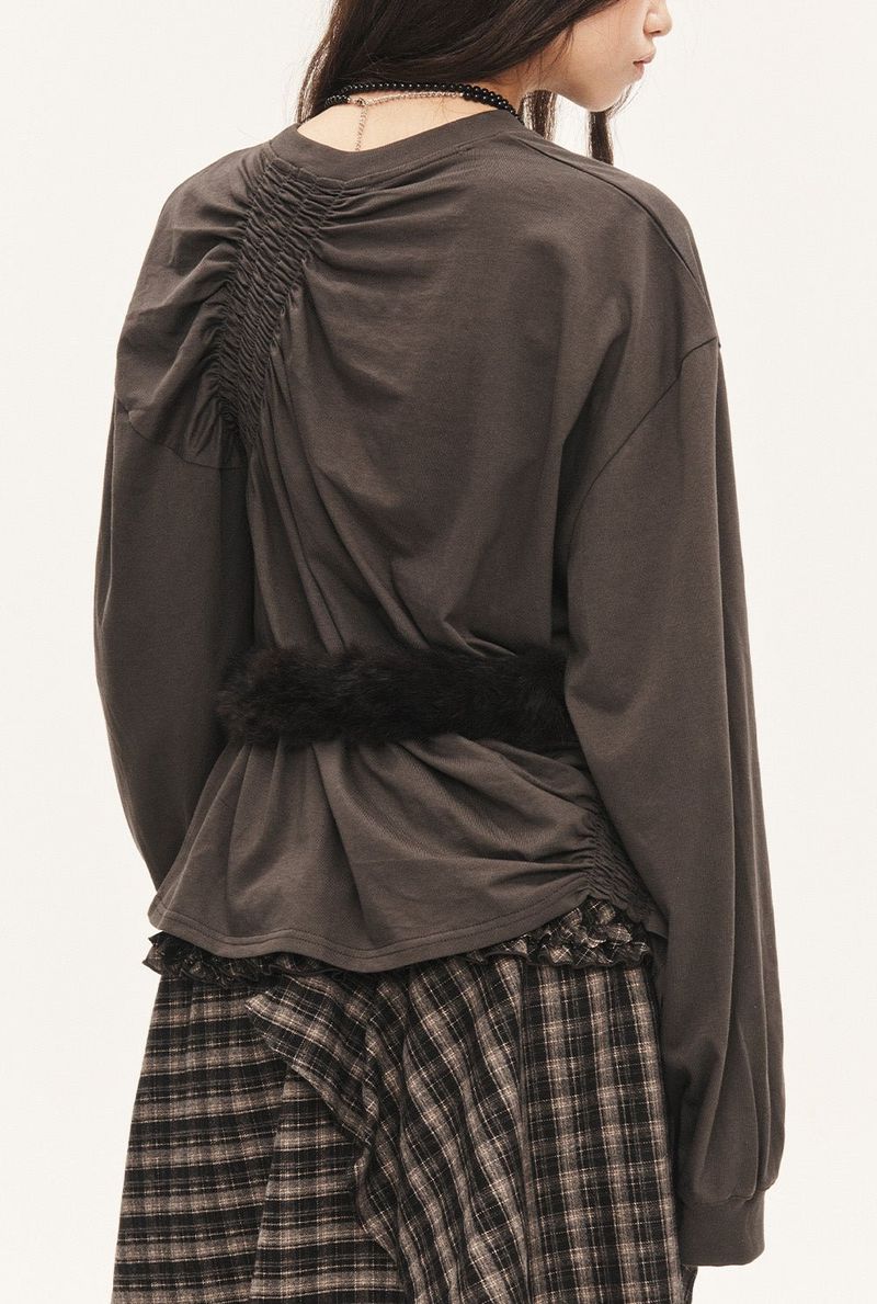 Roll smocking tee