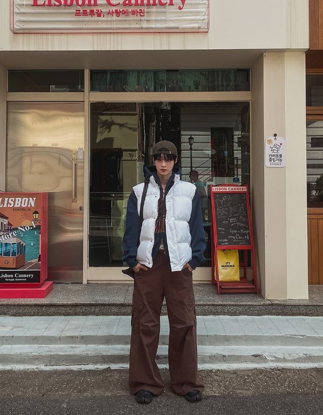 Jodi diagonal pintuck cargo pants