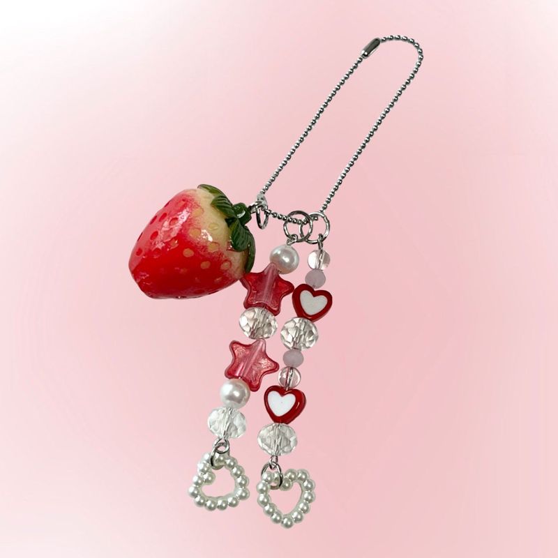 CANDYCHIC（キャンディーシック）の「ストロベリーレッドキーリング（トイ/キーホルダー）」