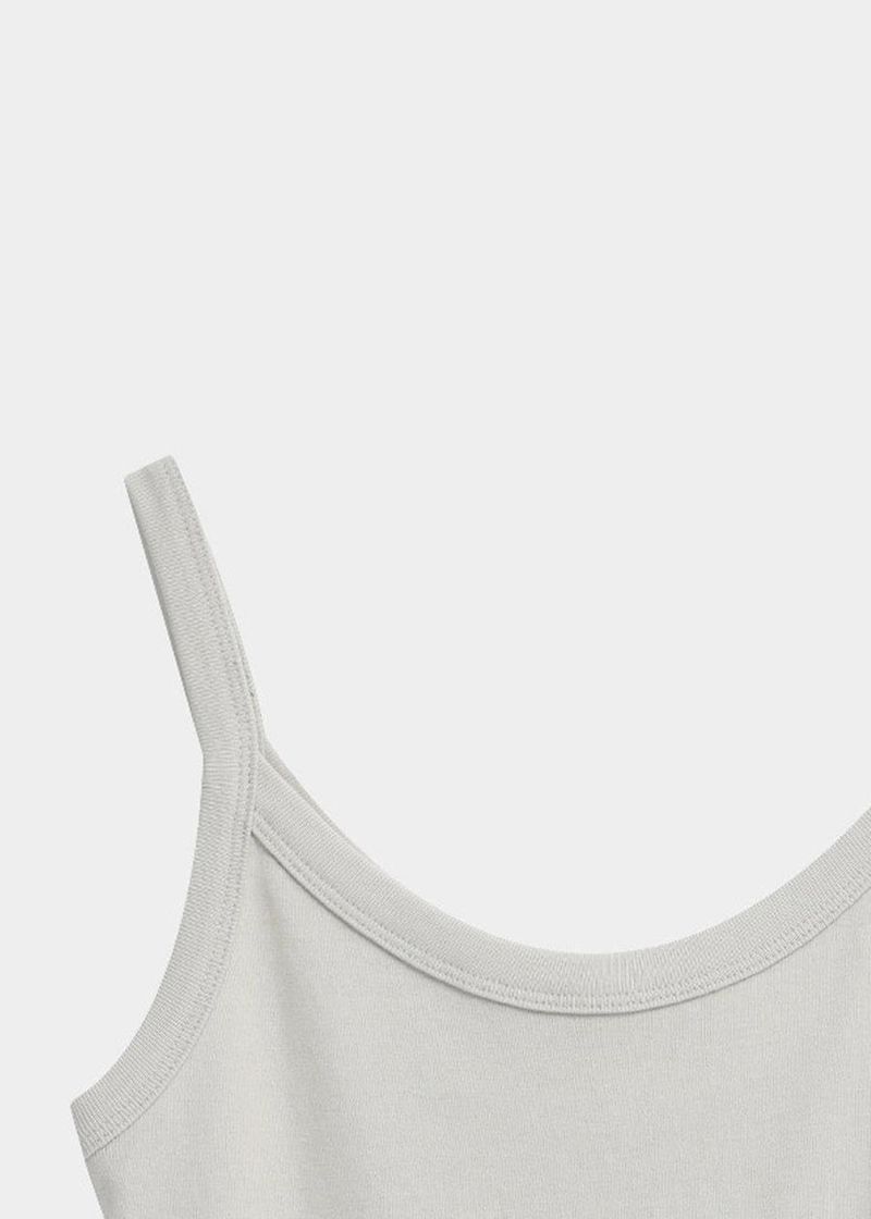 [B-BASIC] Standard Wide Unneck Sleeveless Shirt