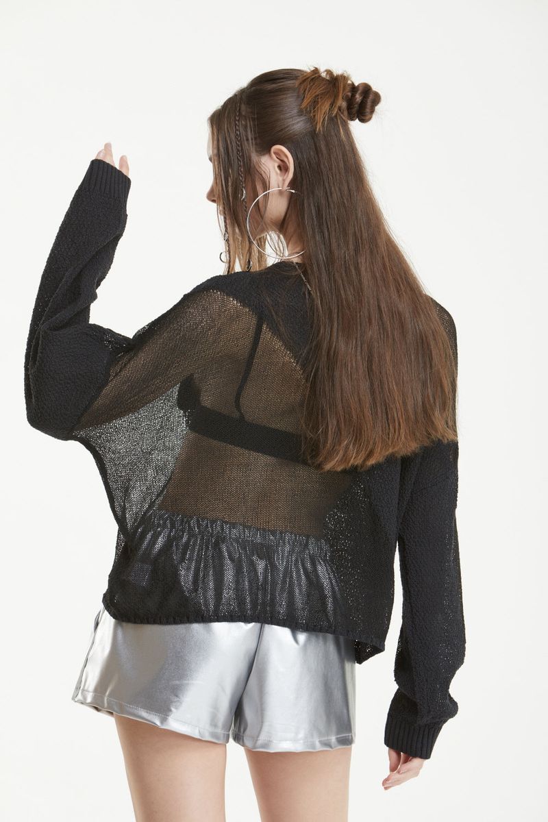 HAND SEE-THROUGH KNIT