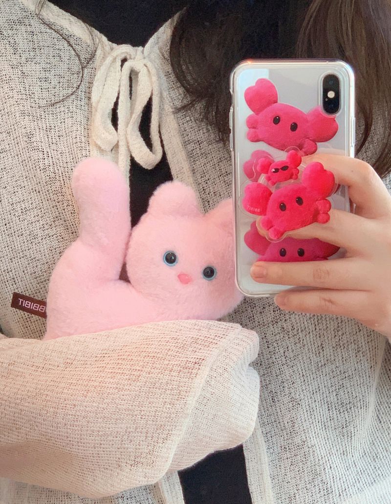 Kitty Fork Doll Keyring (pink)