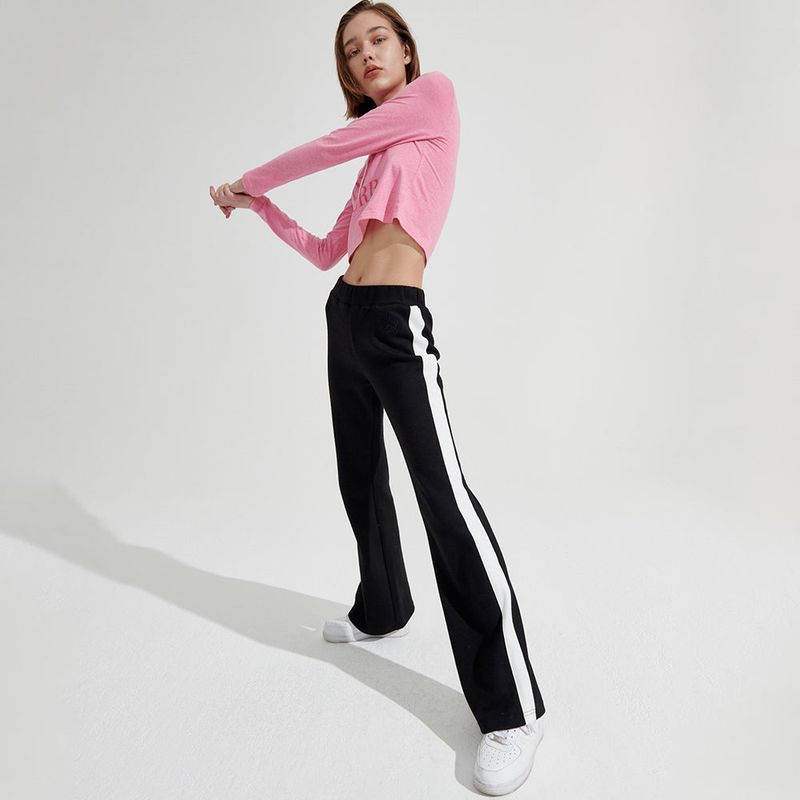 wonder visitor（ワンダービジター）の「Two-tone Semi boots cut Trackpants [Black]（Pants）」