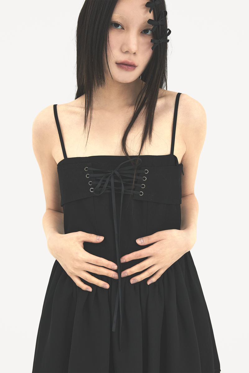 Bustier dress Black