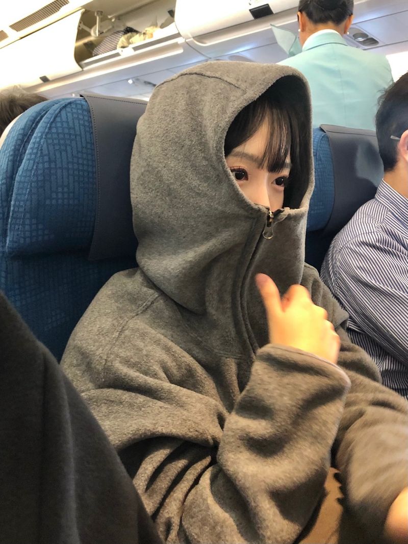 Airport fleece unbalance jacket