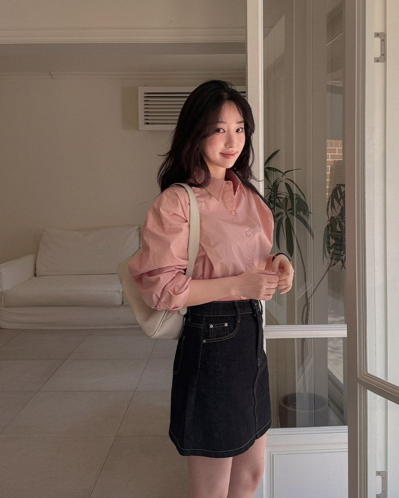 Meti denim mini skirt