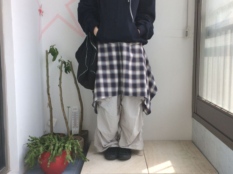 pocket nylon pants