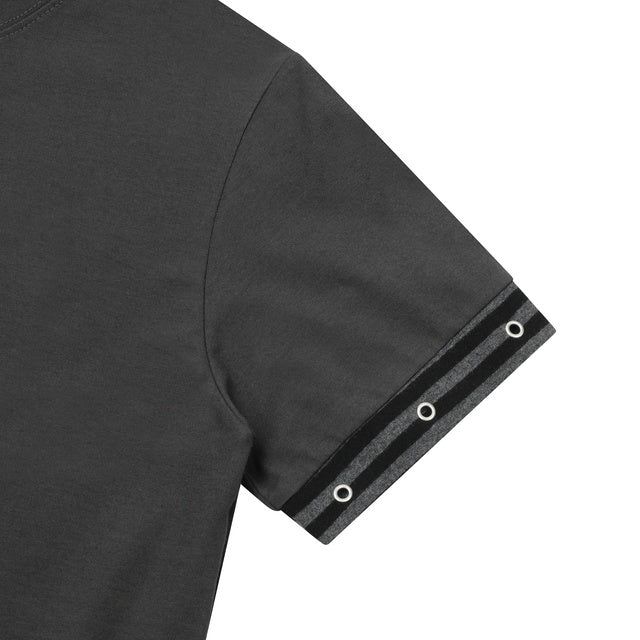 CILLIN STRIPE EYELET POINT HALF T