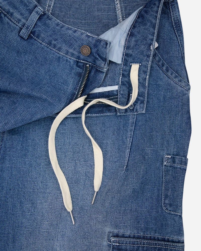 Stack cargo denim pants