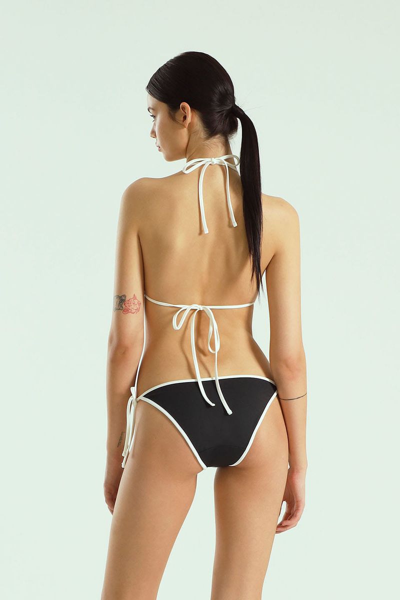 Triangle Bikini Panties (Black)