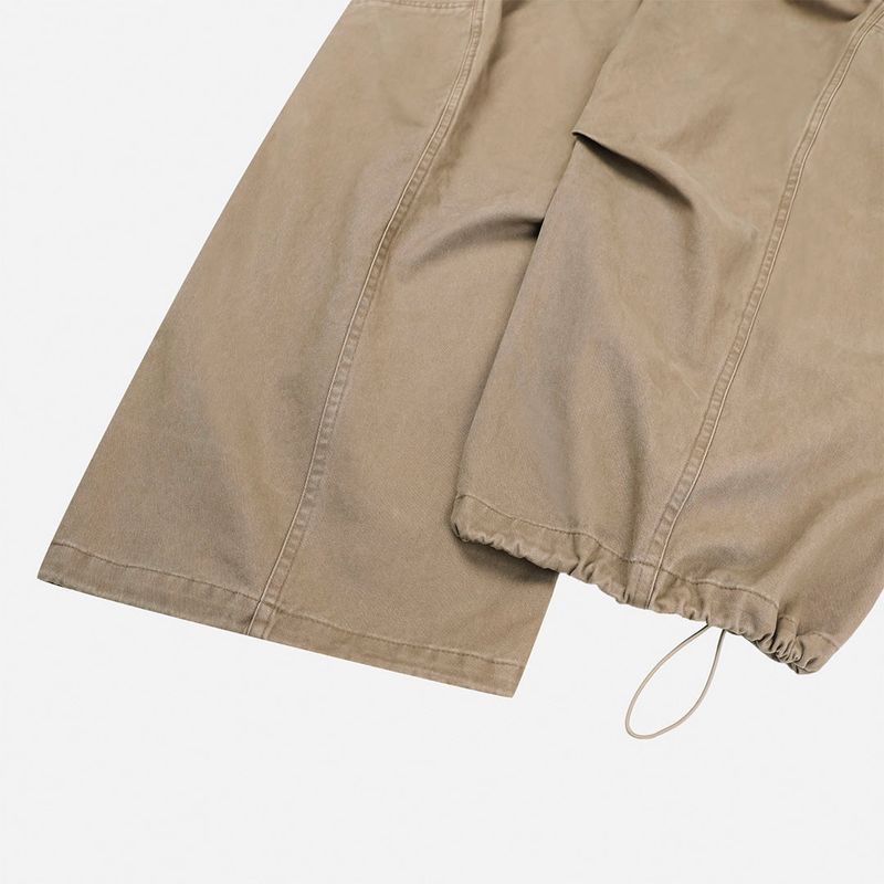Pie Curve Side Pocket Wide Pants