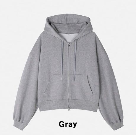 Tempo Crop Hoodie Zip-Up