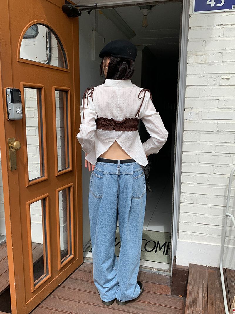 FORMAL PINTUCK JEANS