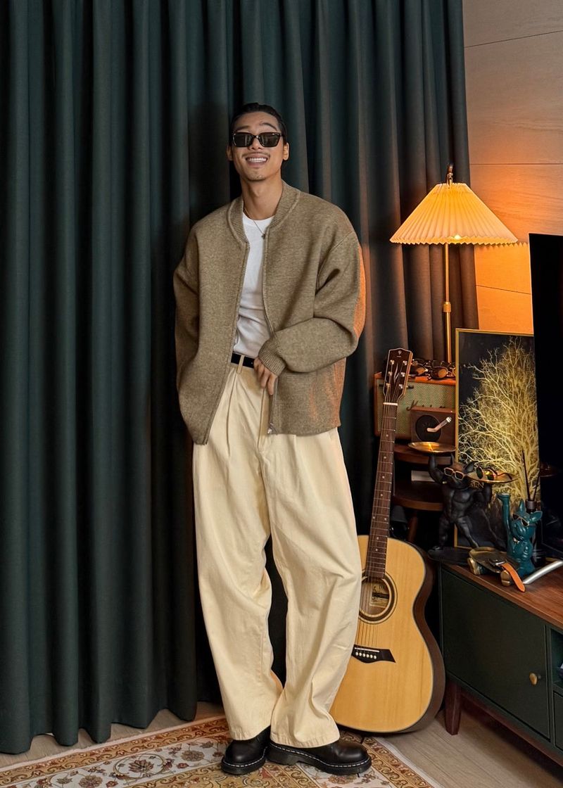 Perion Round Two-Way Cardigan 5COLOR