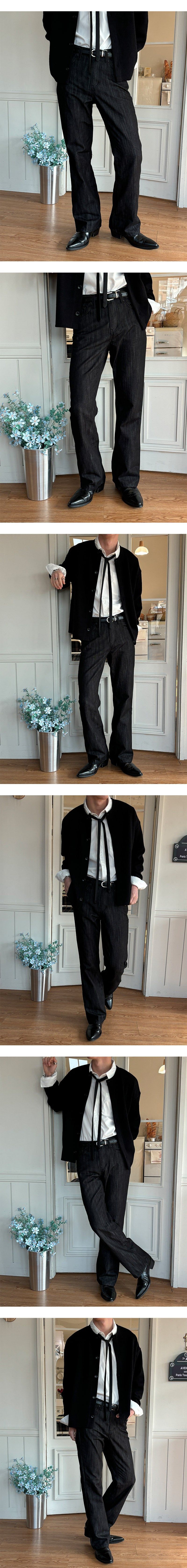 [S/S] Non pade denim flare pants(2color)