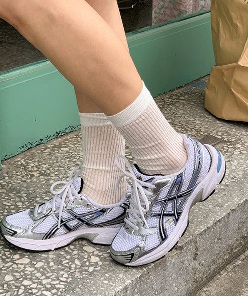 SHOPPERLAND(ショッパーランド)の「See-through Daily Rib Socks (8color)(Fashion Accessories)」