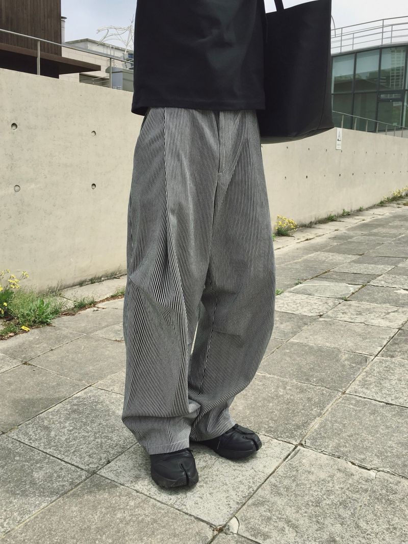 ティズストライプバルーンパンツ 2C