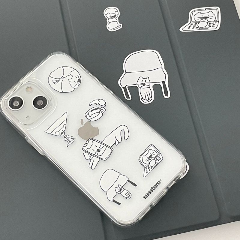 Second Edition Deformed Cats phone case