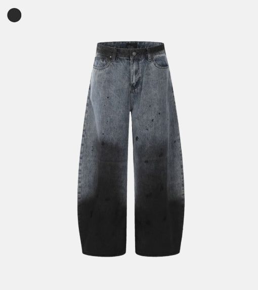 Dirty Spray Balloon Denim