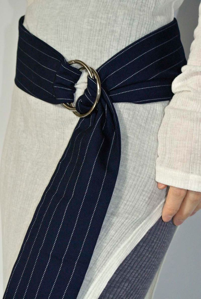STRIPE BELT / NAVY