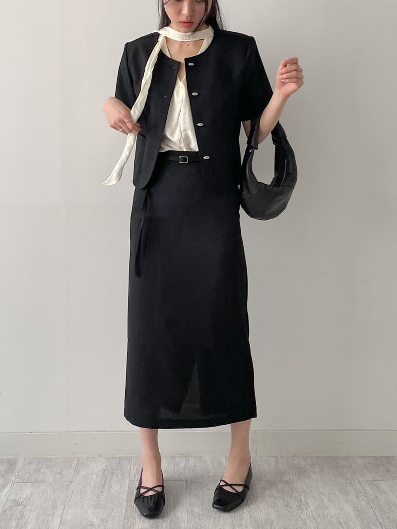 Lara Tweed Short Sleeve Jacket