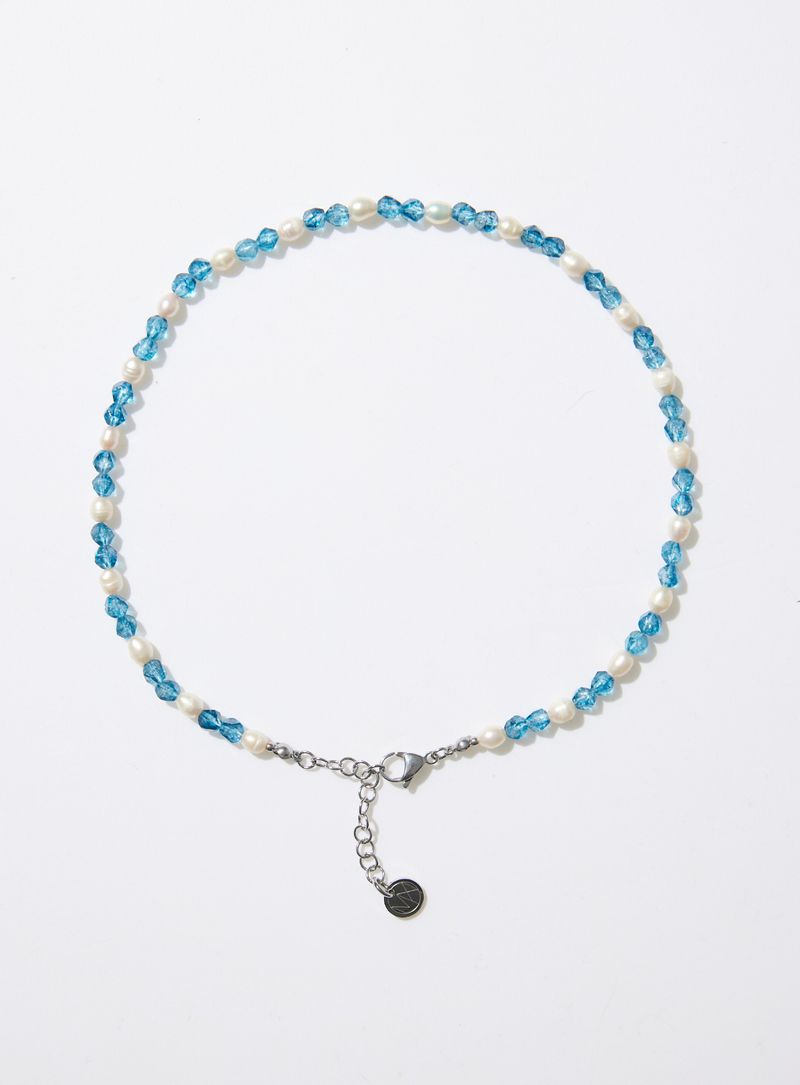 MIXTURE.(ミクスチャー)の「MP019 FRESHWATER PEARL WITH NATURAL STONE NECKLACE(Accessories)」