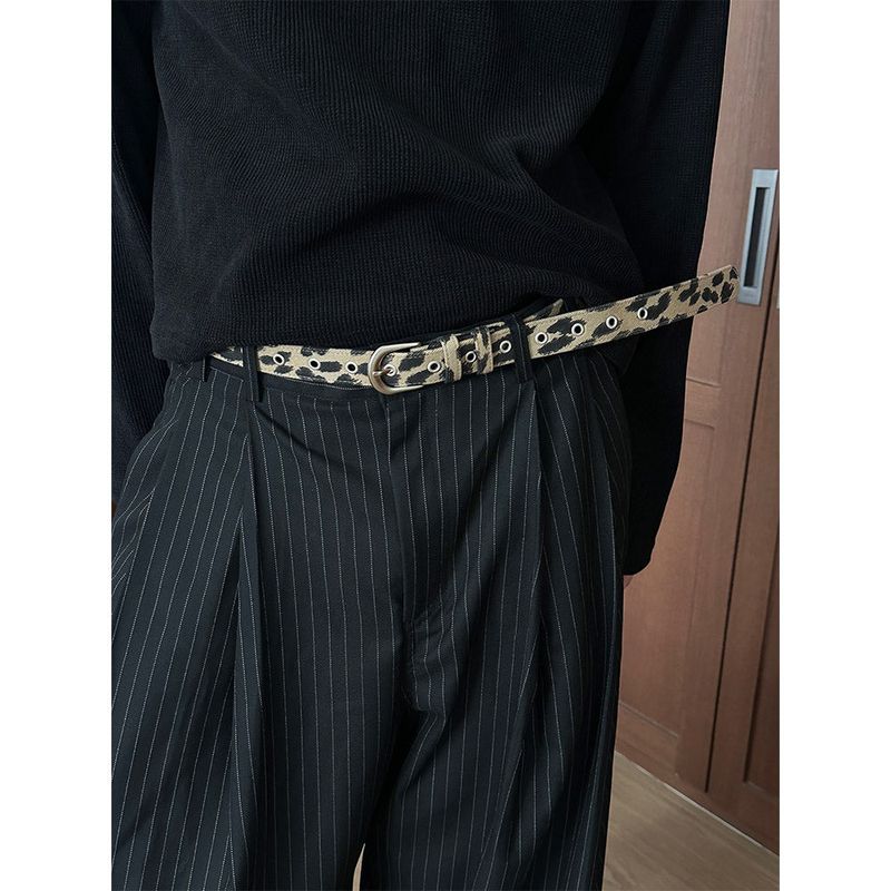 LAURANT（ロラン）の「[Unisex] Leopard classic eyelet  belt(3color)（Fashion Accessories）」