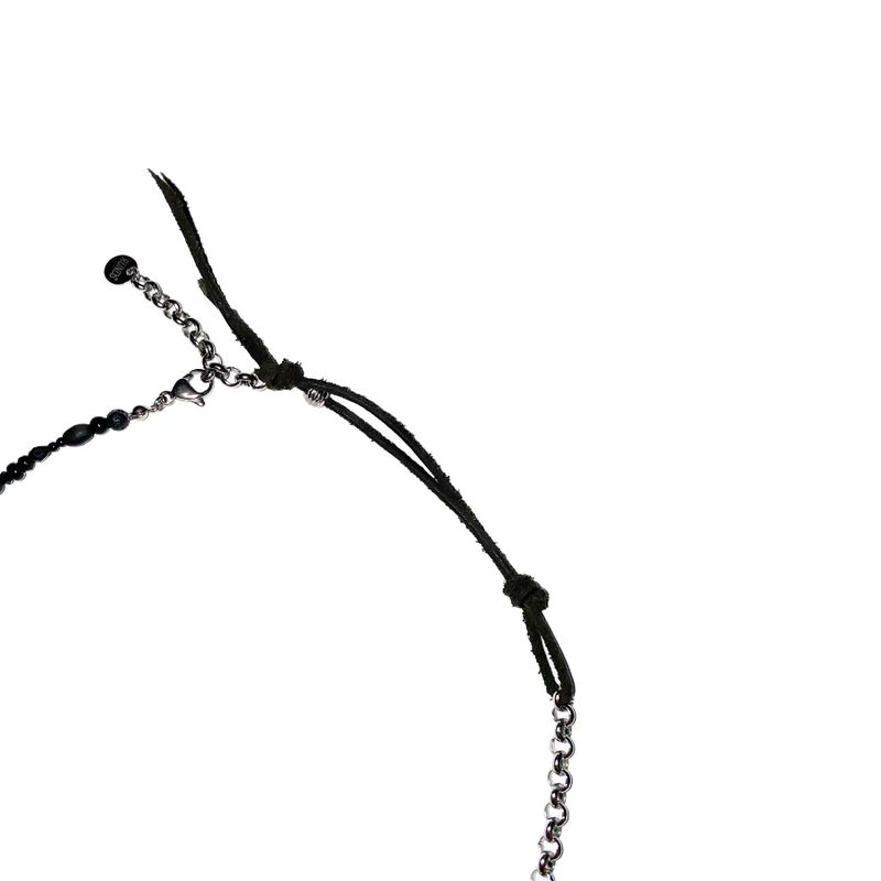 360 karen silver black mix necklace 