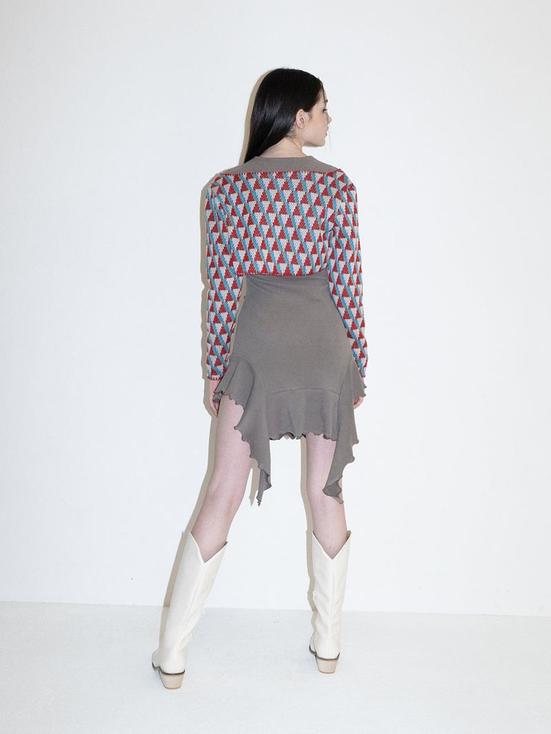 Squid Knit Bolero (RED)